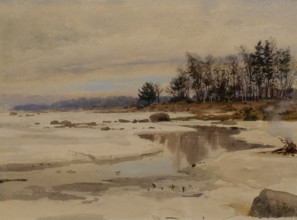 Winter The 1880s - early 1890s Albert Nikolaevich Benois (1852-1936) Watercolour