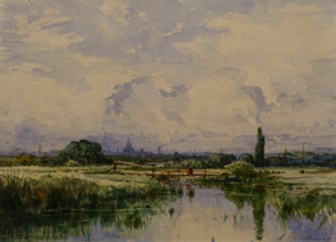 Franzensbad Bohemia 1873 or 1875 Bogolyubov Alexey Petrovich (1824-1896) Watercolour, scratching on paper