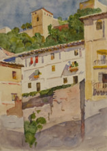 Granada, Spain 1910 Surikov Vasily (1848-1916) Watercolour