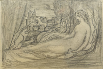 Reclining Nude Second half of 1900 Pyotr Ignatyevich Bromirsky (1886-1919/1920)