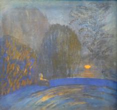 Moonlight 1906 Pyotr Utkin (1877-1934)