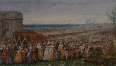 Federation Festival in Paris July 14, 1790 Joseph Navlet (1821-1889) 1880