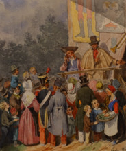 The Booth 1836 Clément Pruche (Active 1831-1870)