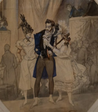 Intrigue Around 1832 Paul Gavarni (Hippolyte Sulpice Guillaume Chevalier, 1804-1866)