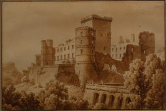 Ruins of a castle 1810 Constant Bourgeois (1767-1841)