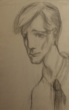 Portrait of the main character from the play Autumn Dream 1911-1912 Guro Elena Genrikhovna (1877-1913)