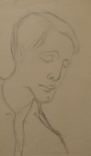 Portrait of the main character from the play Autumn Dream 1911-1912 Guro Elena Genrikhovna (1877-1913)