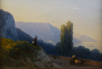 On the road to Yalta 1860s Aivazovsky Ivan Konstantinovich (1817-1900) Oil on canvas