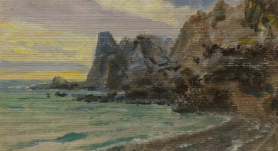 Study Rocks near Sudak Early of the 20th century Polenov Vasily Dmitrievich (1844-1927)