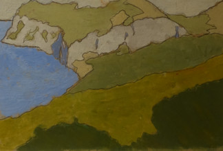 Cape Crimea Early of 20th century Oil on cardboard Voloshin Maxiimilian Aleksandrovich (1877-1932)