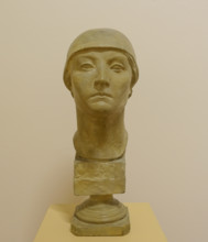 Female Portrait 1915 Head Vera Ignatyevna Mukhina (1889-1953)