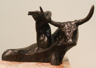 The Rape of Europe 1910 Bronze Valentin Aleksandrovich Serov (1865-1911)