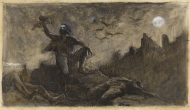 Han of Iceland Drinking the Blood of His Victims.
