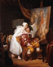 Van Dyck Painting His First Picture.
