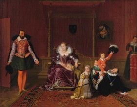 Henry IV Playing with His Children as the Spanish Ambassador Enters His Presence.