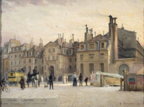Facade of the Saint-Lazare prison.