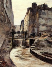 The Bievre River at the Valence Street Mill.