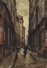 Rue Beaubourg at the corner of Rue Simon-le-Franc.