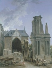 The Feuillants Church in Demolition.