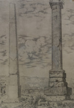 Obelisk of the Mausoleum of Augustus and the Column of Marcus Aurelius