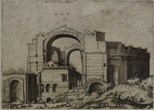Ruins of Saint Peter's Church in Rome