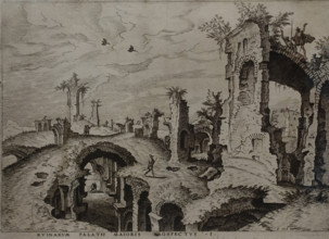 View of the ruins of the Grand Palace