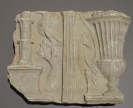 Fragment of a relief depicting a crater