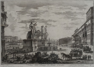 View of Piazza di Monte Cavallo