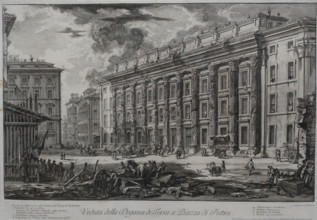 View of the Land Customs Building in Piazza di Pietra
