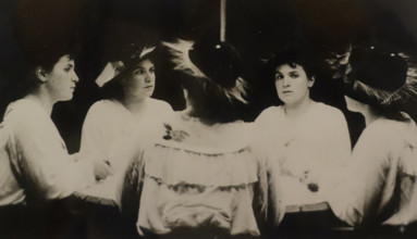 Vera Mukhina (1889-1953) in a mirror room