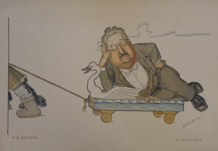 Illustration from album ""Russian Ballet in Caricatures