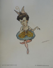 Prima ballerina Preobrazhenskaya Olga Iosifovna / Osipovna (1871-1962)