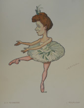 Ballerina Lyubov Andreevna Roslavleva (1874-1904)