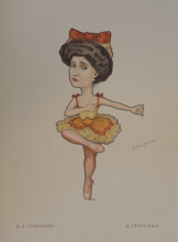 Ballerina Vera Aleksandrovna Trefilova (1875-1943)