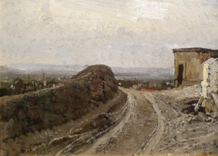 Road to Montmarte in Paris