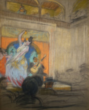 Dancer in the cabaret