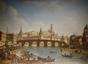 View of the Kremlin from the Stone Bridge