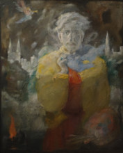 Self-portrait in Toledo