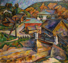 Landscape with bridge
