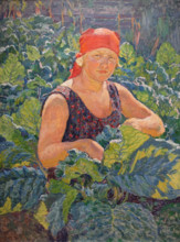 Girl on a Tobacco Plantation
