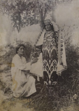 Employee of the Jewish Museum in Samarkand