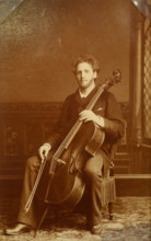 Portrait of cellist Anatoly Andreevich Brandukov (1858/1859-1930)