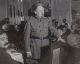 Chicherin at a banquet