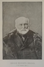 Portrait of surgeon Nikolai Ivanovich Pirogov (1810-1881).
