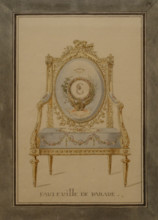Design of Throne Chair for Catherine Palace in Tsarskoye Selo