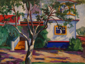 White Outbuilding