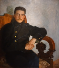 Portrait of the artist's brother Mikhail Kustodiev (1880-1942)