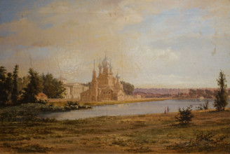 View of the pond