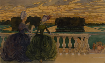 Two Ladies on the Terrace