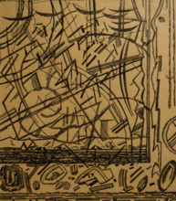 Section of the Earth and Phenomena Above and Below